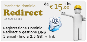 Pacchetto Redirect con E-Mail DR01