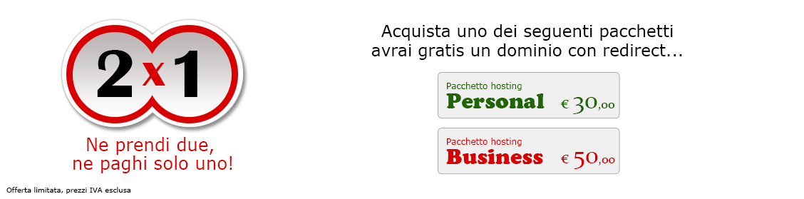Promozione trasferimento dominio su One On Line