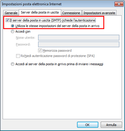 Outlook 2010 Impostazioni Avanzate