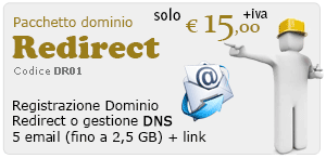 Pacchetto Redirect con E-Mail DR01