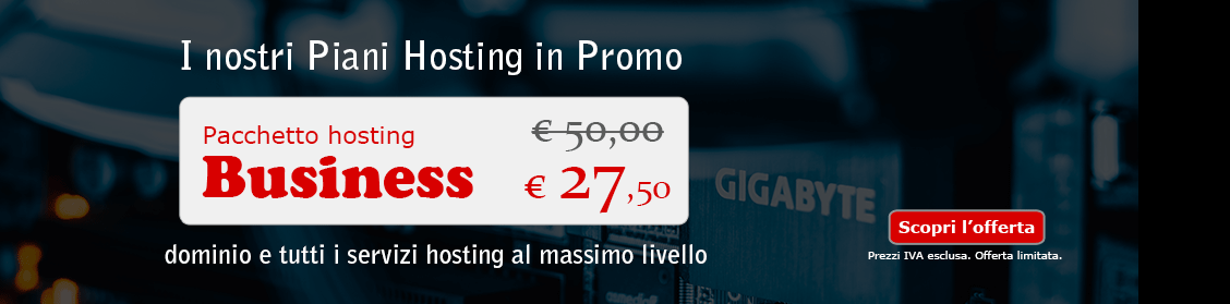 Promo Hosting con sconti